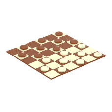 Игровой модуль-мат Шашки KIDIGO