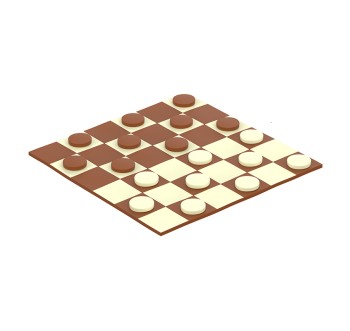 Игровой модуль-мат Шашки KIDIGO