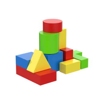 Конструктор Игра 10 элементов KIDIGO