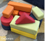 Soft Play Blocks Set - Game (12 elements)