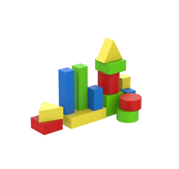 Конструктор Игра 14 элементов KIDIGO