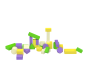 Soft Play Blocks Set - Game (28 elements)