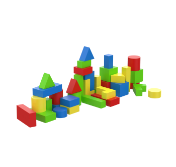 Конструктор Игра 36 элементов KIDIGO