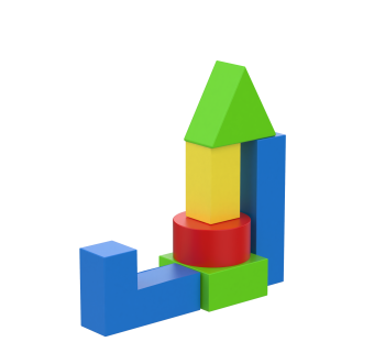 Soft Play Blocks Set - Game (6 elements)