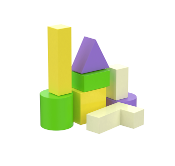 Конструктор Игра 8 элементов KIDIGO