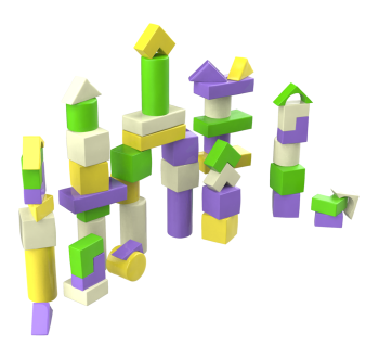 Конструктор Строитель-1 Мини KIDIGO