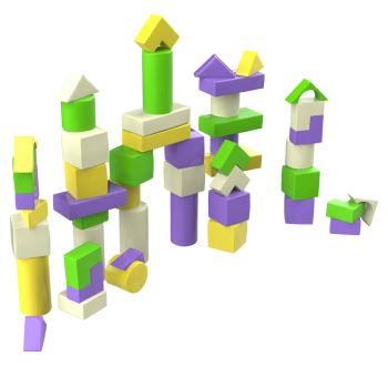 Конструктор Строитель-1 Мини KIDIGO