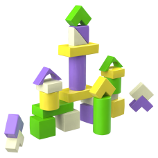 Конструктор Строитель-2 Мини KIDIGO