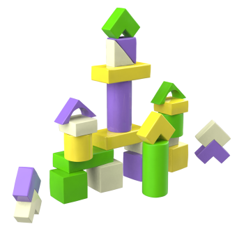 Конструктор Строитель-2 Мини KIDIGO