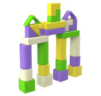 Конструктор Строитель-3 Мини KIDIGO