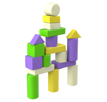 Конструктор Строитель-4 Мини KIDIGO