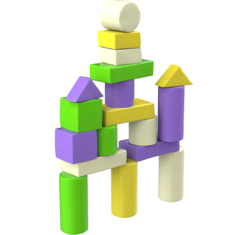 Конструктор Строитель-4 Мини KIDIGO