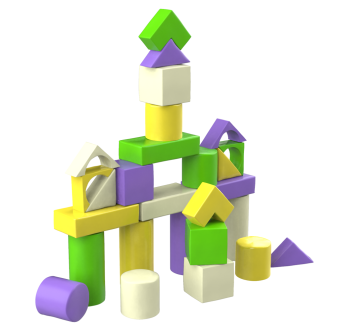 Конструктор Строитель-5 Мини KIDIGO