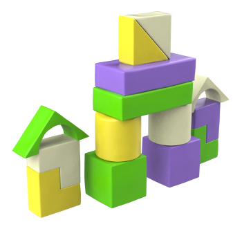 Конструктор Строитель-6 Мини KIDIGO