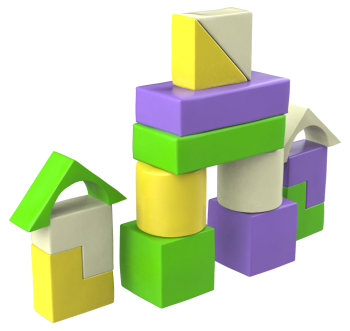 Конструктор Строитель-6 Мини KIDIGO