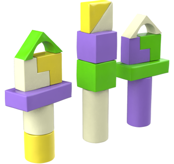 Конструктор Строитель-7 Мини KIDIGO