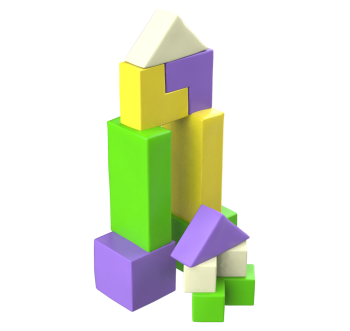 Конструктор Строитель-8 Мини KIDIGO