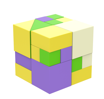 Мягкий игровой конструктор Куб KIDIGO