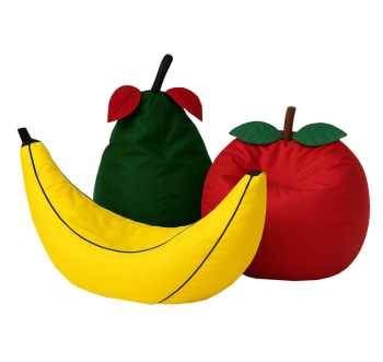 Набор кресел-мешков Фрукты KIDIGO