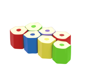 Комплект пуфиков Оливцы KIDIGO