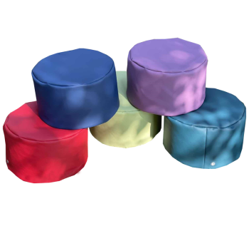 Cylinders Poufs Set (5 pcs)