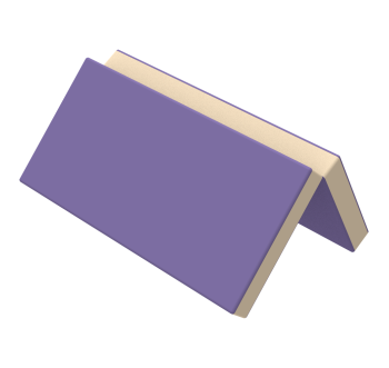 Детский мат 1х1 сложенный 2-х KIDIGO