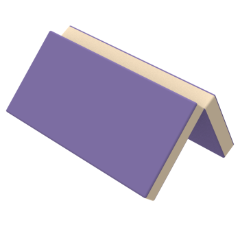 Детский мат 1х1 сложенный 2-х KIDIGO