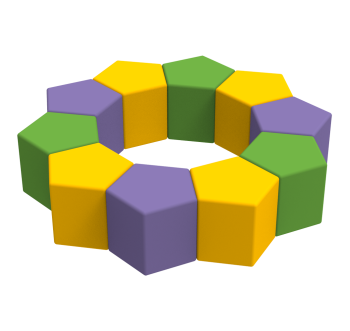 Комплект детских пуфов Галактика KIDIGO