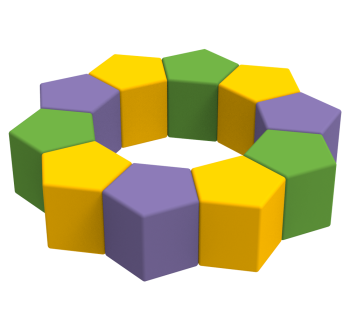 Комплект детских пуфов Галактика KIDIGO