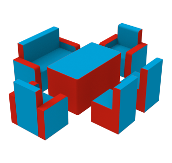 Комплект детской мебели Гостиная Люкс KIDIGO