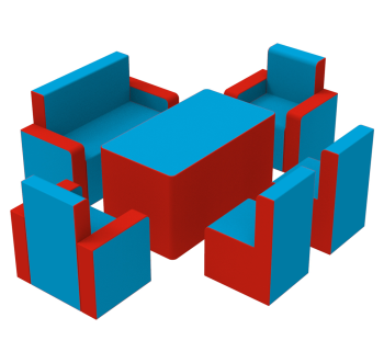 Комплект детской мебели Гостиная Люкс KIDIGO