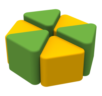 Комплект детских пуфов Клевер KIDIGO