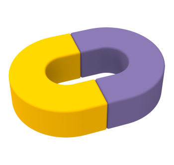 Комплект детских пуфов Магнитик KIDIGO