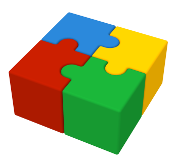 Комплект детских пуфов Мозаика KIDIGO