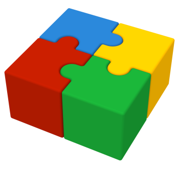 Комплект детских пуфов Мозаика KIDIGO