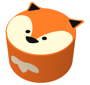 Пуф Лисичка KIDIGO