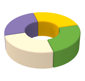 Комплект детских пуфов Орбита KIDIGO