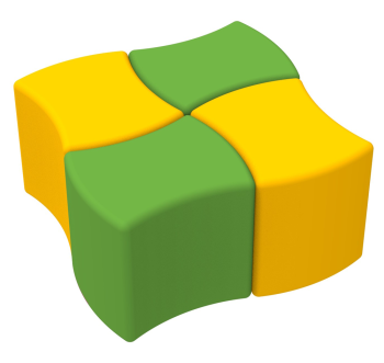 Комплект детских пуфов Пазл KIDIGO