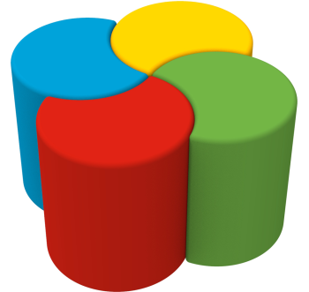 Комплект детских пуфов Полумесяц МАХИ KIDIGO