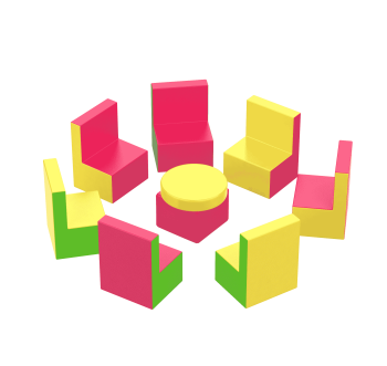 Набор мебели Мир Друзей KIDIGO