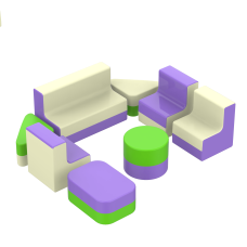 Набор детской мебели Гостиная KIDIGO