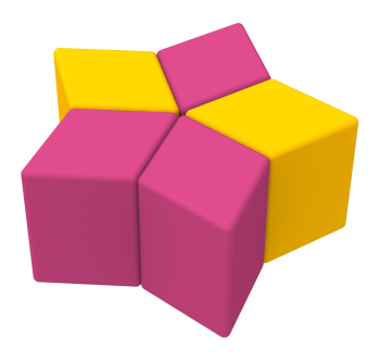 Комплект детских пуфов Звезда KIDIGO