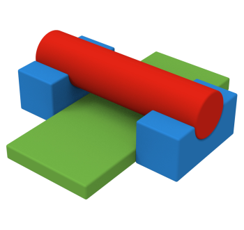 Soft Play Training Barrier Set