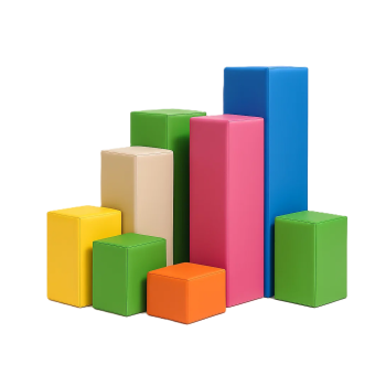 Спортивно-игровой набор Цветные Столбики KIDIGO 