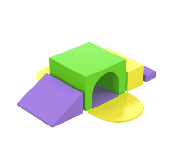 Игровой мягкий набор Тоннель-Скалолаз KIDIGO