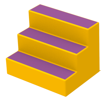 Лестница Спорт 45х60х45 KIDIGO