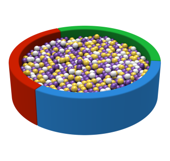 Сухой бассейн Круг KIDIGO