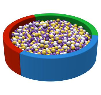 Сухой бассейн Круг KIDIGO