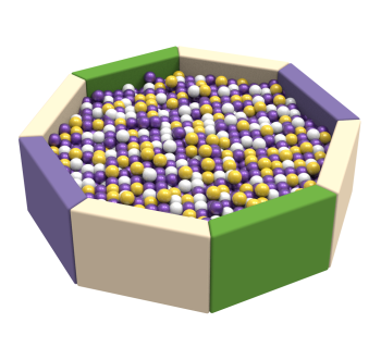 Сухой бассейн Восьмиугольник KIDIGO