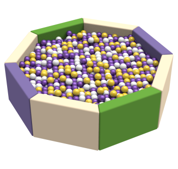 Сухий басейн Восьмикутник KIDIGO